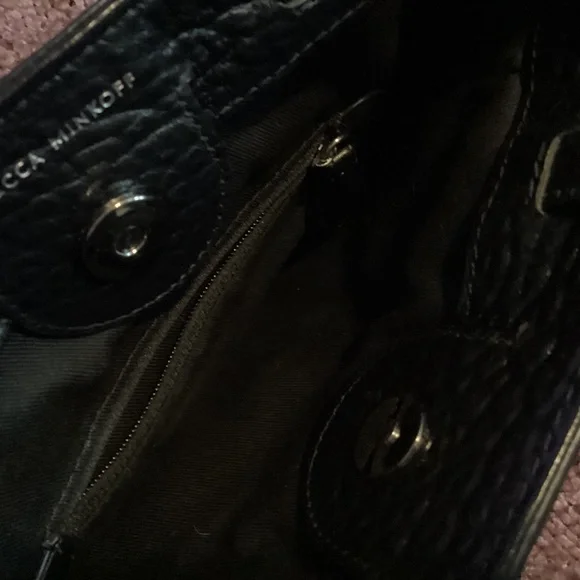 Rebecca Minkoff Black Leather Crossbody - Picture 9 of 14